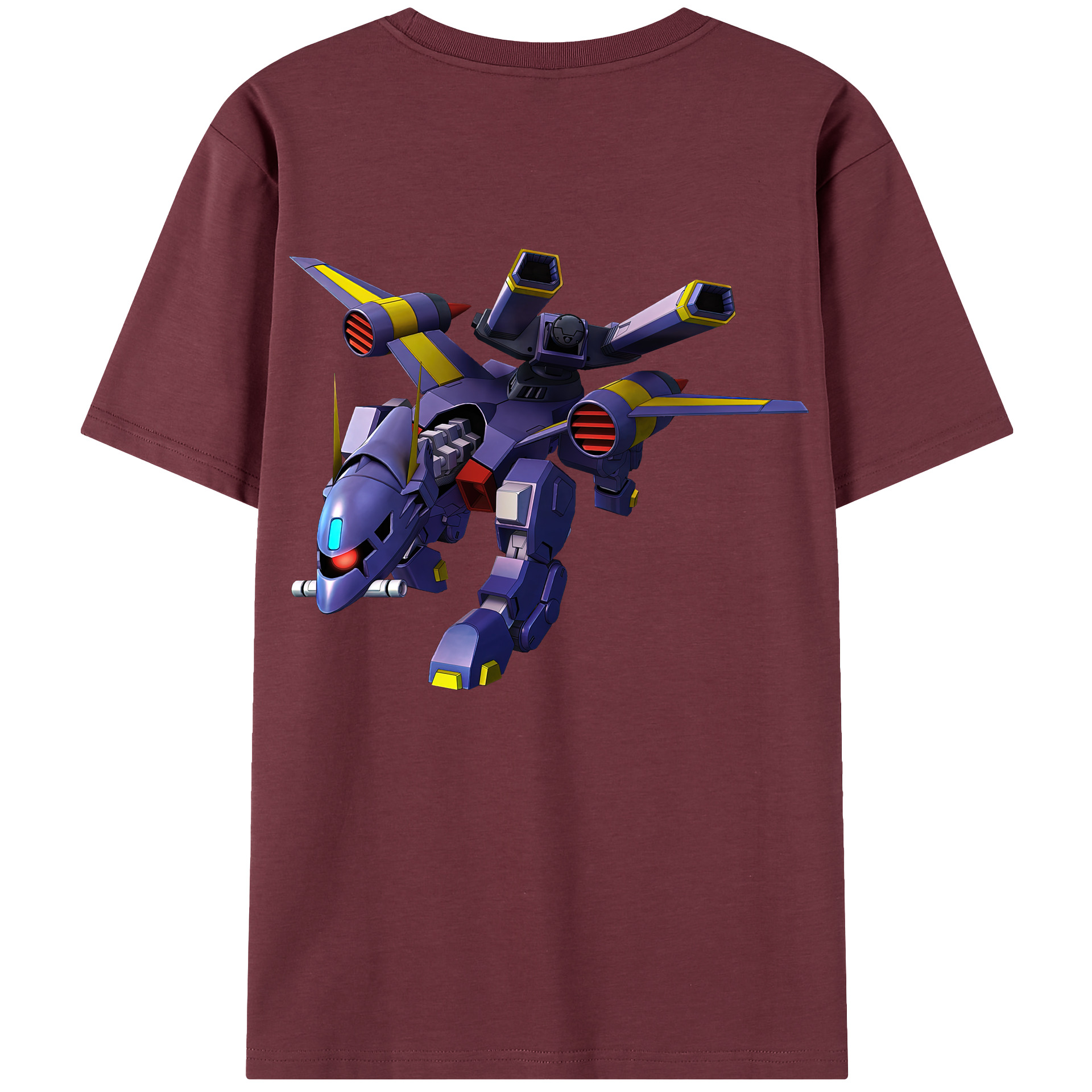（画像用） 機動戦士ガンダム Mobile Suit Gundam 綿100％半袖Tシャツ（背面プリント）
